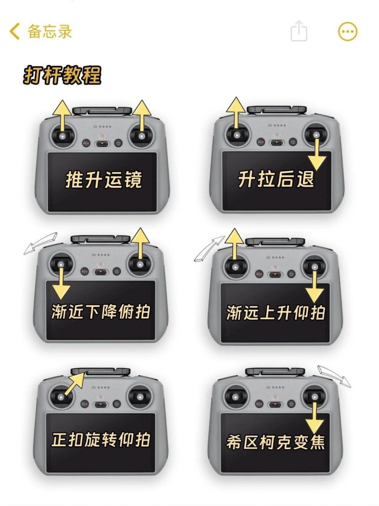图片[3]-航拍运镜常用手法图解-飞友工坊-无人机社区